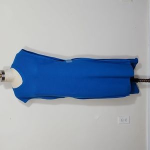 Maison Martin Margiela MM6 Blue Knit Top Duster Cover Up Size L